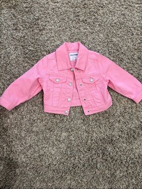Old Navy pink jean jacket.